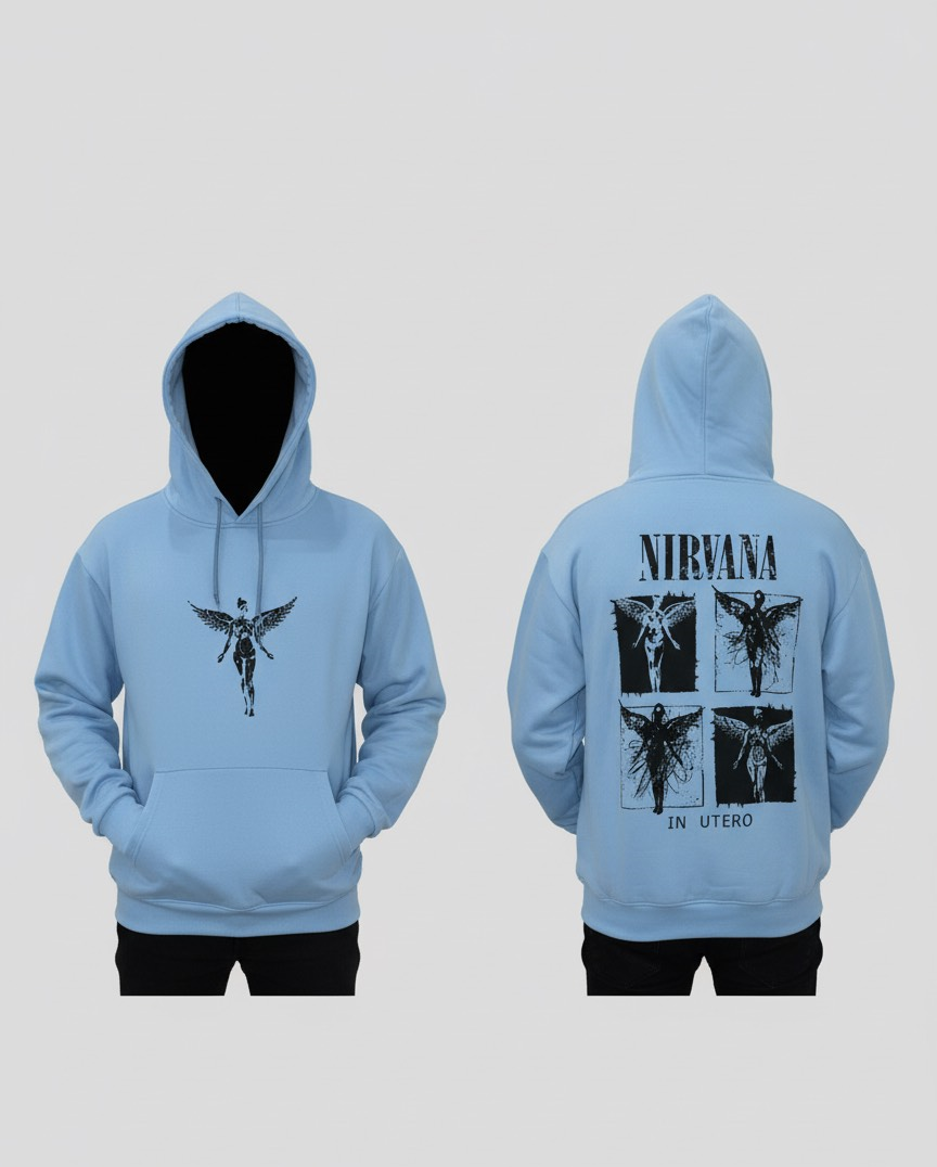 BLEACH BLUE NIRVANA HOODIE-VELNOVA