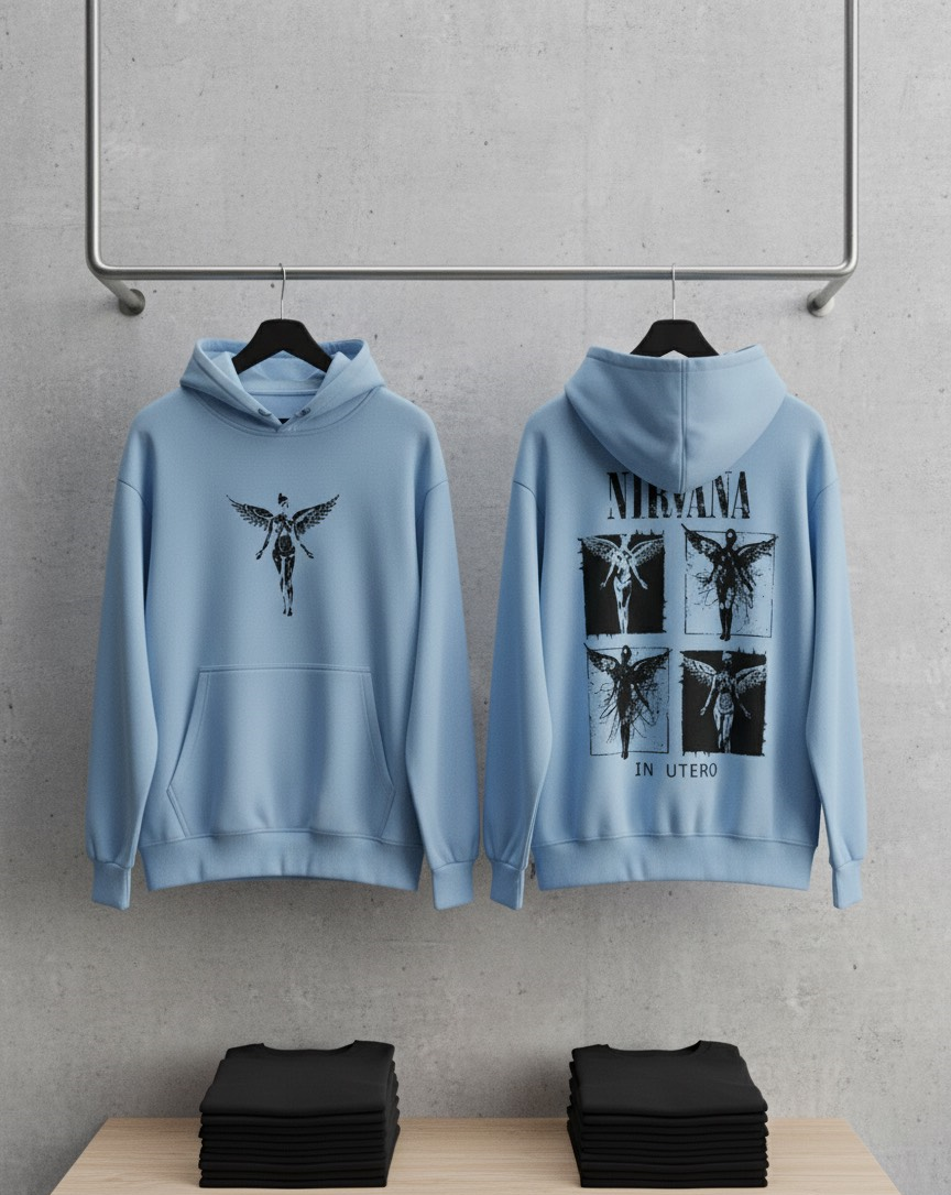 BLEACH BLUE NIRVANA HOODIE-VELNOVA