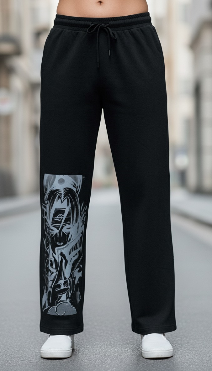 ITACHI-INSPIRED GRAPHIC SWEATPANTS